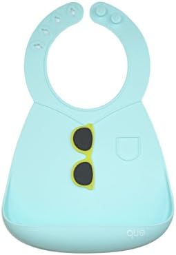 que Bibs - Soft &amp; Adjustable Silicone Bibs (Summer Mint)