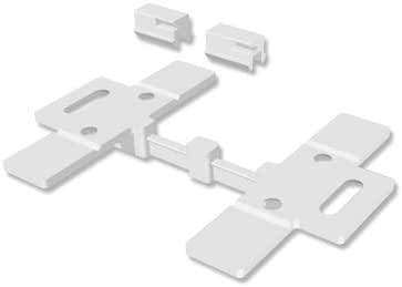 Inter Deco soporte de techo/techo clips para Riel para cortinas - 3 y 4