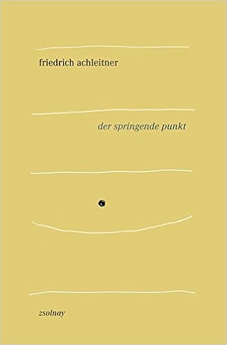 Der Springende Punkt Achleitner Friedrich Amazon Com Books