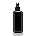 Infinity Jars 200 Ml (6.7 fl oz) Black Ultraviolet Glass Fine Mist Spray Bottle Cleaning Products Refillable Containers Homemade Perfume Blends Room, Sprays Bath Beauty Hair, Screw Top Bottles
