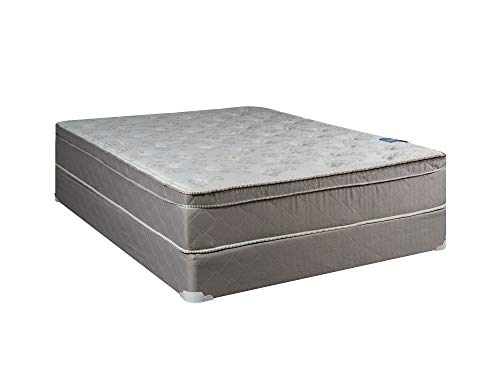 Continental Sleep Meduim Plush Mattress, Queen, Gold/Mink - Thumbnail 2