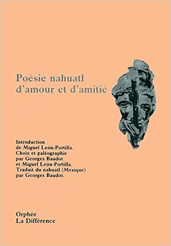 Amazonfr Poesie Nahuatl Damour Et Damitié 100697 Leon