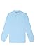 French Toast Little Boys' Long Sleeve Pique Polo (Light Blue 6)
