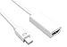Quirkio Thunderbolt Mini DisplayPort to HDMI Cable Adapter for MacBook Air/Pro, Microsoft Surface Pro, DP to HDMI Cable for Apple iMac, Mac Mini, Mac Pro, Monitor, Projector, Full 1080p HD Video