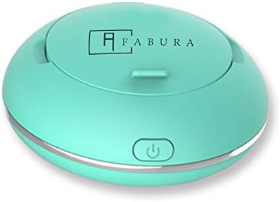 Fabura Mini Ultrasonic Contact Lens Cleaner Fast Automatic Portable Cleaning Device Metal Case (Blue)