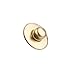 100 Sets Rivets Fasteners Studs Button Sewing Jeans (Golden)