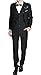 MOGU Mens Slim Fit 3 Piece Suit Blazer Jacket Pants and Vest Set