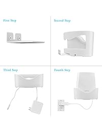 STANSTAR - Soporte de pared para NETGEAR ORBI AC2200 (RBK23) sistema WiFi de malla para todo el hogar, soporte resistente con soporte de pared con ranura de ahorro de espacio sin cables 2 unidades