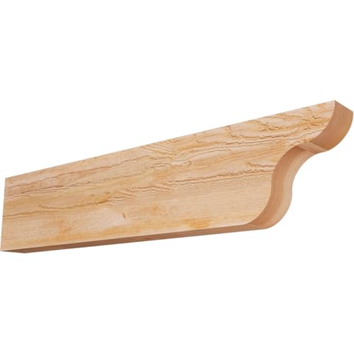 4"W x 10"H x 48"L Carmel Rough Sawn Rafter Tail, Western Red Cedar