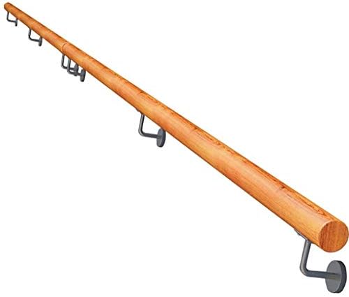 30センチメートル 600センチメートル手すり階段のため 階段手すり手すり手すり 滑り止めソリッドウッド安全階段手すり ホーム反対ザ ウォール屋内ロフト高齢者の手すり手すり回廊サポートロッド Size 450cm