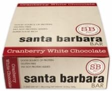 Santa Barbara Bars, Cranberry White Chocolate, 1.58 Ounce