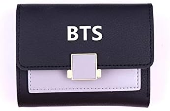 Kpop BTS Bangtan Boys Tri-fold Wallet Suga Jimin V Pocketbook Purse