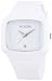 Nixon Men's A139-100 Rubber Analog White Dial Watch