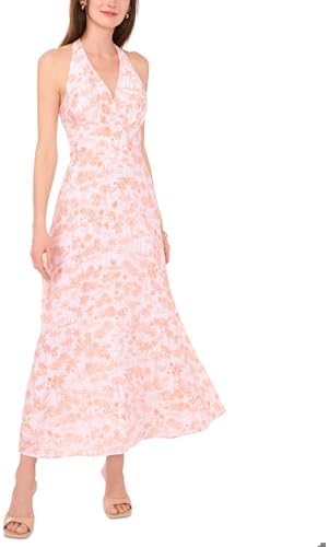 melody plisse halter maxi dress Petal and Pup Women's Melody Plisse Halter Maxi Dress