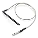 Swhmc Ukulele Piezo Bridge Pickup with Rosewood Saddle and Nut, 4 String Guitar Bridge Replacement Set for Acoustic Electric Installation