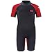 Dark Lightning Kids Wetsuit for Boys and Girls, 3mm Shorty Neoprene Thermal Swimsuit, Wet Suits Size 1-14 Cover Infant/Baby/Toddler/Junior/Youth
