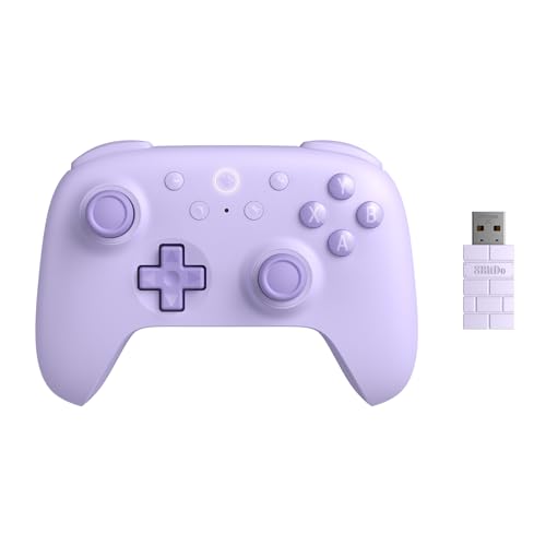 8Bitdo Ultimate 2C Wireless Controller for Windows PC and Android, with 1000Hz Polling Rate, Hall Effect Joysticks and Hall Triggers, and Remappable L
