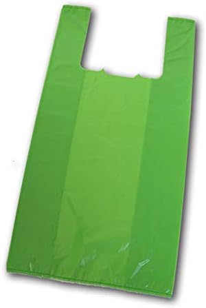 Envio 24h Bolsas de Plastico Asa Camiseta Verde Extra Calidad ...