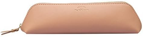 Synthetic Leather Eyeliner Pencil Pouch Around Zip Cosmetics Bags