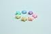 200 Pcs Star Bead Pastel Plastic Mix 8mm Multi-Color Crafts Wholesale Lots Craft DIY Accessories and Supply