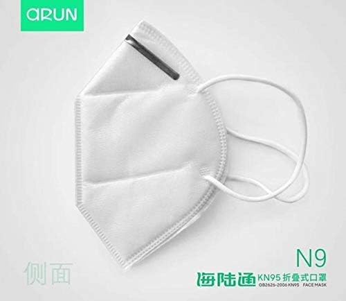 2 X Respirator Fold Flat Dust Protector Respirator Face Protector With Metal Strip To Adjust Fitting