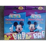 Flash Cards: Disney Mickey Mouse Clubhouse Learning Game Cards ~ Colors & Shapes ~ Numbers & Counting ~ 36 Cards Each ~ Set of 2