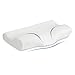 LANGRIA High-Density Memory Foam Bed Pillow CertiPUR-US Therapeutic Cervical Neck Pillow with Ergonomic Contoured Head Cavity Breathable Removable Cover for Back and Side Sleepers 25