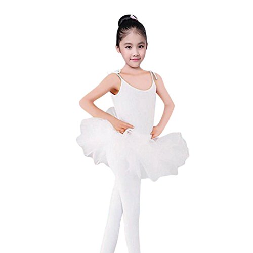 Sumen One Piece Sleeveless Dancewear Leotard Tutu Ballet Dress