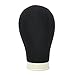 BHD BEAUTY Poly Block Professional Mannequin Head Set (Stand + T Pins + Wig Grip) for Make Display Style Dry Wig With Mount Hole Black 24''