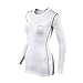 COOVY Sports Women Rash Guard Compression Base Layer Long Sleeve Shirts