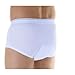 1-Pack Men's Maximum Absorbency Washable Reusable Bladder Control Briefs 600 ml White Large (Waist 38-40)