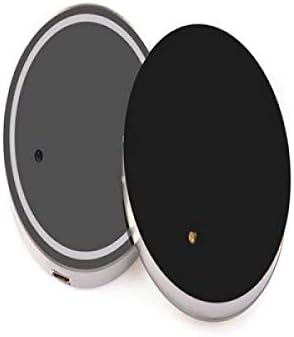 AutoTrends 2pcs Universal Car Cup Holder Bottom Mat Water Drinking Holder Organizer Pad USB LED Sensor Atmosphere Lights Cover Lamp 7 Colors