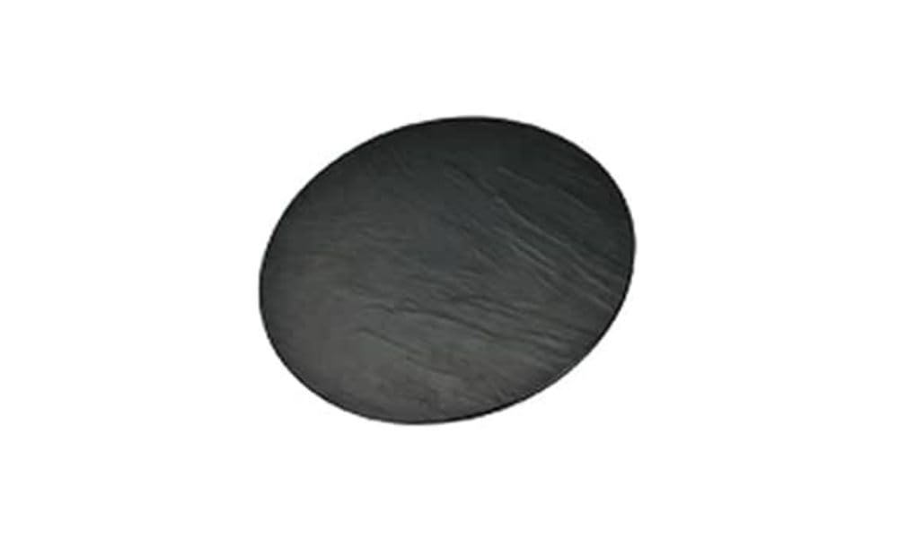 Genware NEV-MEL33-SLGR Slate/Granite Reversible Platter, Round, 33 cm