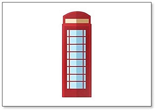 Amazon De London Phone Booth Kuhlschrankmagnet Motiv Rote Kabine Englische Telefonstelle Klassische Abbildung