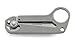 CRKT Niad Titanium Climber's Knife Folding Pocket Knife, Serrated Edge, Veff Flat Top Serrations, Carabineer Loop 2406