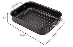 HIC Kitchen Rectangular Wire Roasting Rack, Nonstick