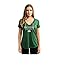 NFL Women's Short Sleeve V-Neck Synthetic Lace Up Tee