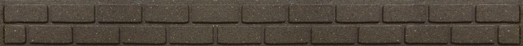 ECO GARDEN EZ Recycled Rubber 9cm Ultra Curve Border Bricks Earth
