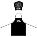 NFL Baltimore Ravens Chef Hat and Apron Set, Black, One Size