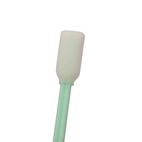 100pc 5” Square Foam Tip Cleaning Swab Sponge Sticks for Printer Inkjet Printhead Optical Equipment Optical Lens