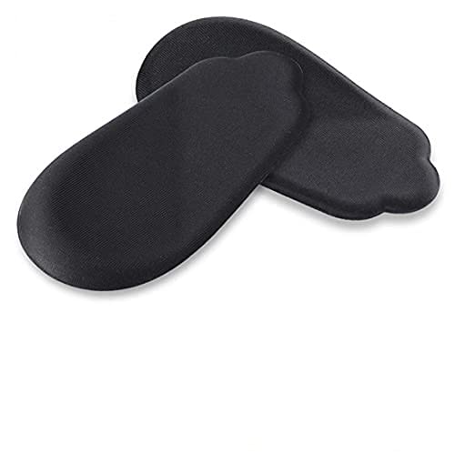 Haofy Orthopedic Insoles, Heel Cups Lateral Inner Heel Wedge Insert for O/X Type Leg, 2 Pairs Heel Gel Support Pads Orthopedic Insoles for Supination and Pronation