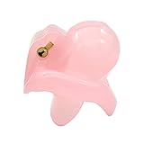 FeiGu Male Chastity Cage with 4 Rings, Adjustable Resin Chastity Device Cock Cage for Male Penis Exercise