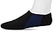 Nufoot Booties Men's Shoes, Foldable & Flexible Footwear, Fold and Go Travel Shoe, Yoga Socks, Indoor Shoes, Slippers, Black with Navy Stripes, Medium