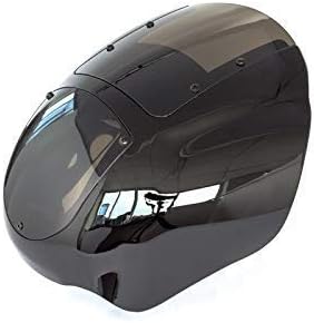 Alchemy Parts Detachable Motorcycle Half Fairing with Tinted Windscreen for Custom and Cruiser Models, Tinted Screen - Image 5