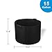Growtent Garden 6-Pack 15 Gallon Plant Grow Bags – Heavy Duty Thichkened Non-Woven Aeration Fabric Pots with Strap Handlesthumb 1