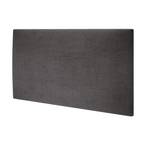 MOLLIS Panel de Tapicería, Panel de Pared Rectangular y Decorativo, como Cabecero de Cama o Proteccion contra Impactos, Reduce el Sonido y Mejora la Acústica, en Espuma, 60 x 30 cm, Marron Grafito