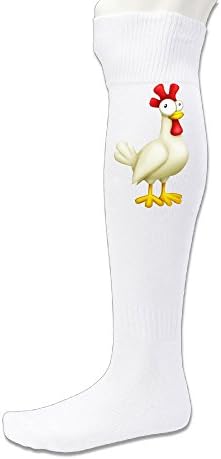The Cock Rooster Men's&amp;Women's Rugby SocksWhite (1 Pair)