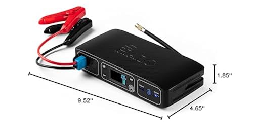HALO Bolt Air 58830 Portable Car Battery Jump Starter 100 PSI