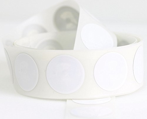 NFC Tag sticker Circus 22 mm, 180 byte, 100% compatible, 50 pieces in white, optimal for device/smartphone Settings (Wlan, Bluetooth, SMS, telephone call via NFC), NXP NFC chip