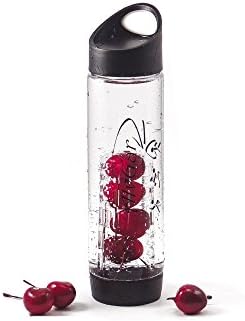 Alvgar Water Bottle Fruit Infuser 24oz√Bottom Infuser Tube for Better Infused Water √Shatter Proof Tritan Material √ B∙p∙a Free